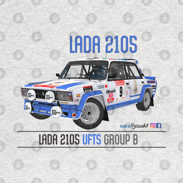 Lada 2105 VFTS Group B Front 05 by PjesusArt